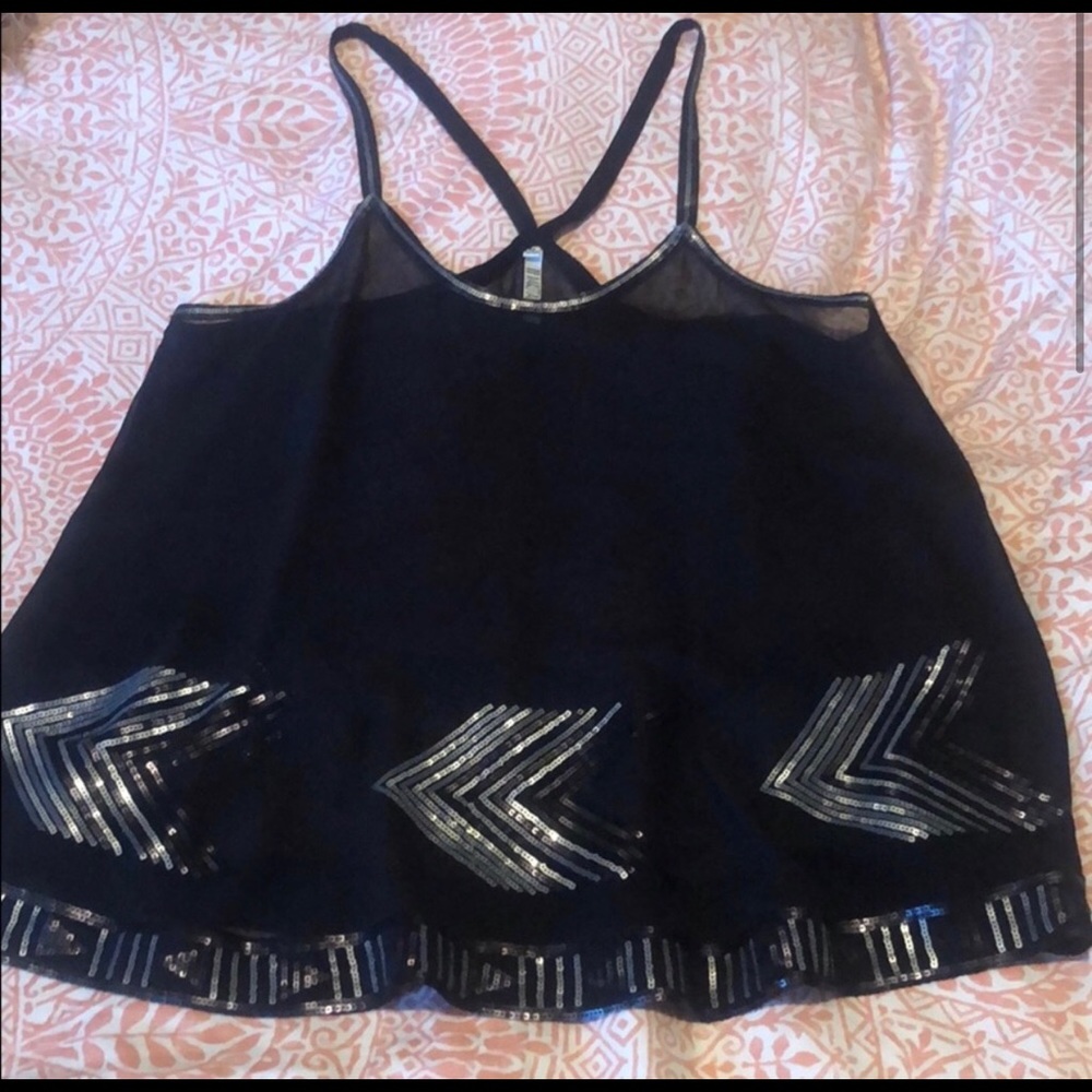Bb Dakota Sequin tank top. Size M